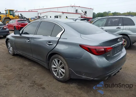 2018 Infiniti Q50 3.0T Luxe z USA, uszkodzony, nr VIN JN1EV7AR2JM434835
